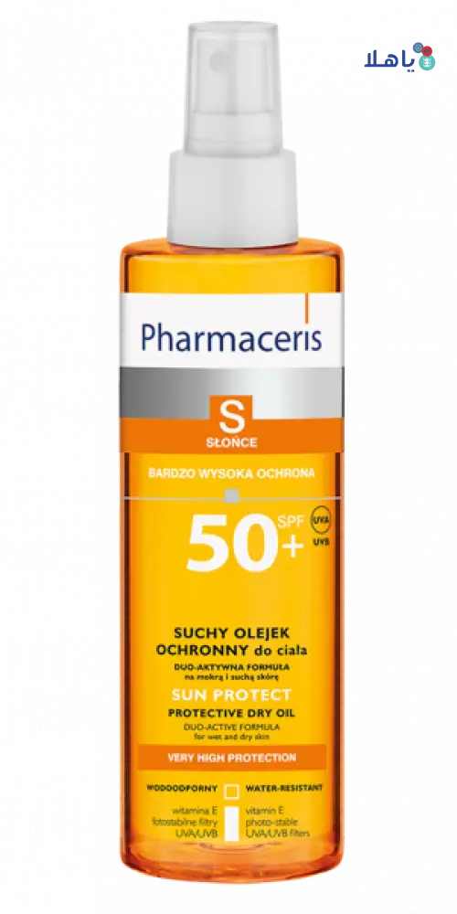 PHARMACERIS SPF50+ SUN PROTECTION DRY OIL 200ML