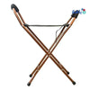 PHARMAZONE - Pharmazone Tetrapod Walking Stick With Seat FS9111L - Pharmazone - 