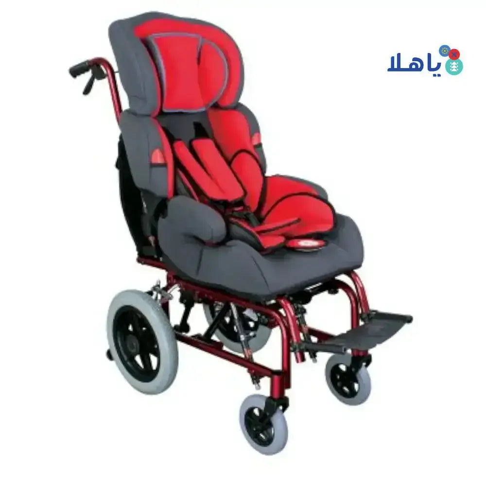 PHARMAZONE - Pharmazone Ultralight Pediatric Wheelchair FS258LBGPY - Pharmazone - 