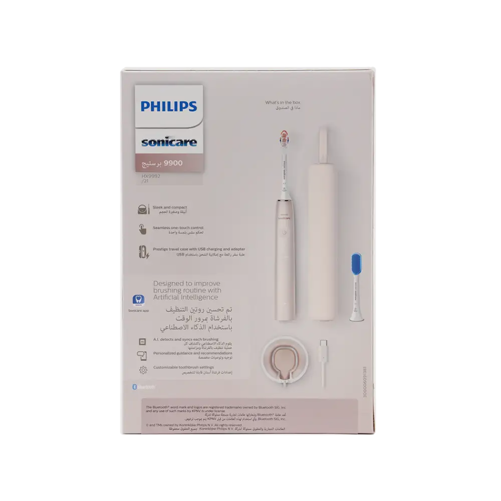 Philips Sonicare 9900 Prestige Toothbrush ChampagneHX9992/21