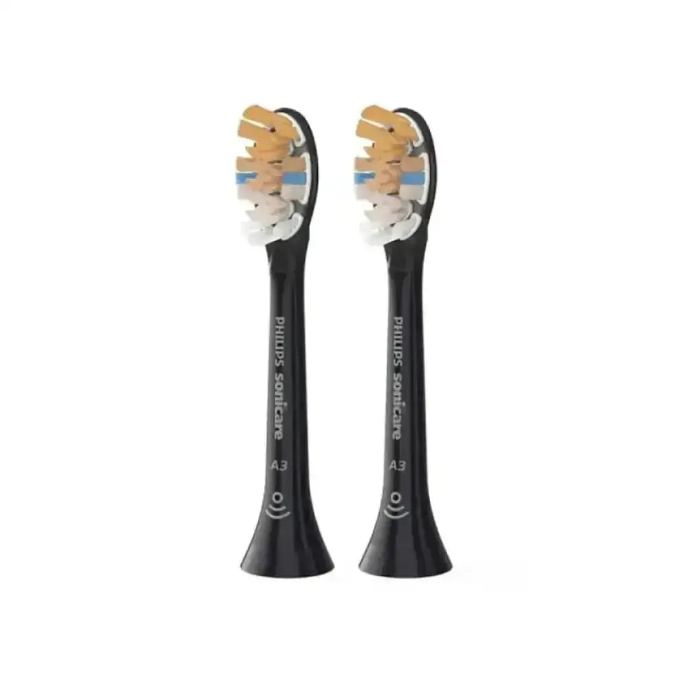 PHILIPS SONICARE - Philips Sonicare A3 Premium 2 Brush Heads Black HX9092/96 - Pharmazone - 