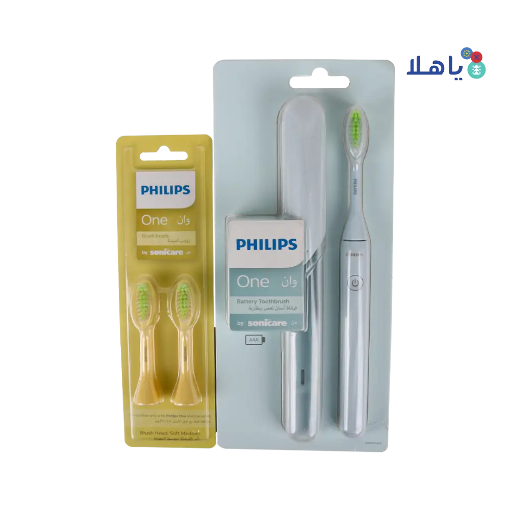 Philips Sonicare + Brush Heads Mint Blue Set