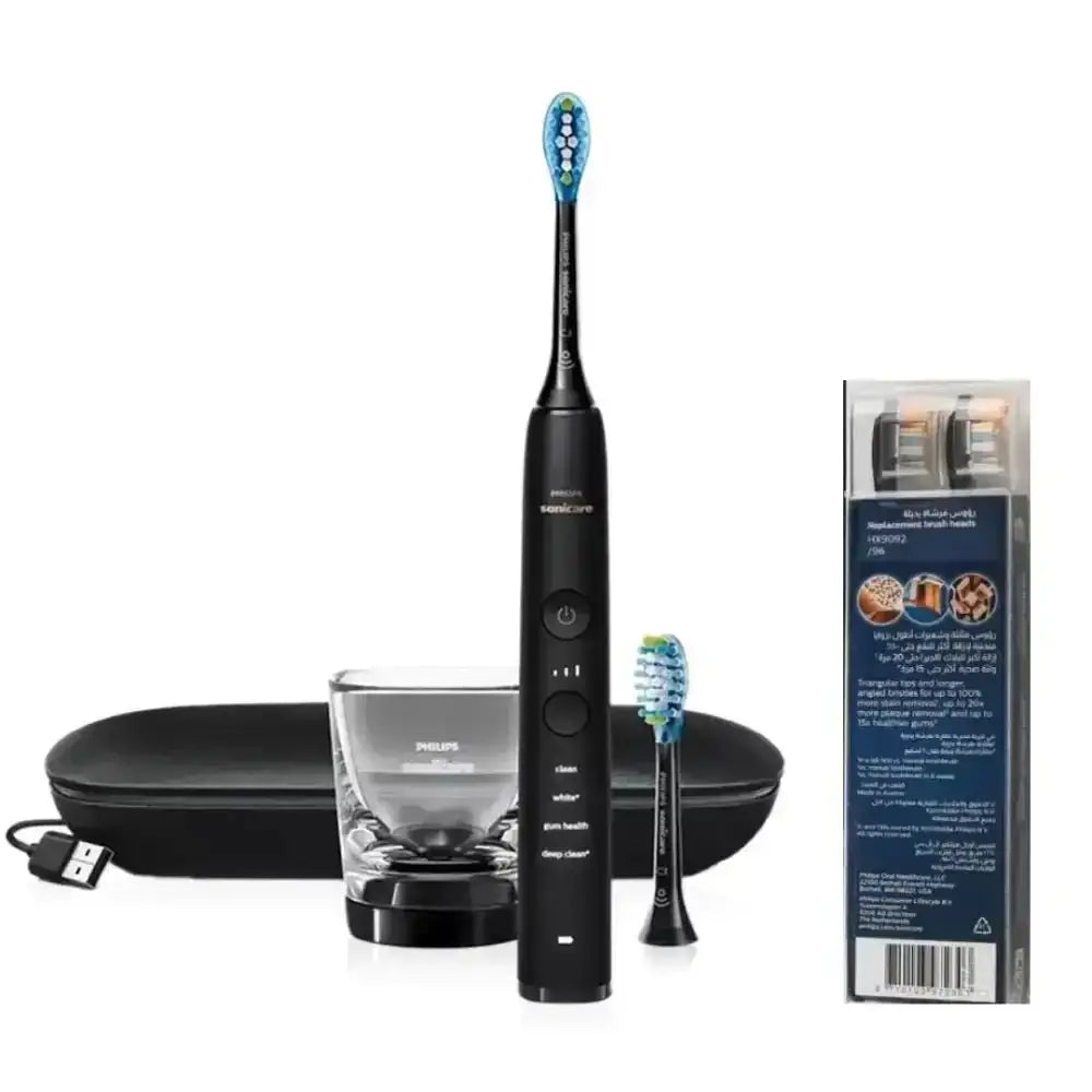 Pharmazone - Philips Sonicare Diamond Clean 9000 Black + Brush Head Set - Pharmazone - 