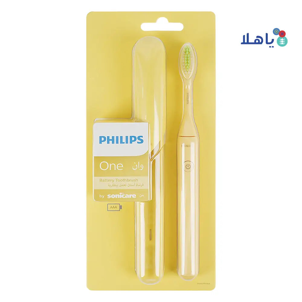 Philips Sonicare One Battery Toothbrush Yellow HY1100/02