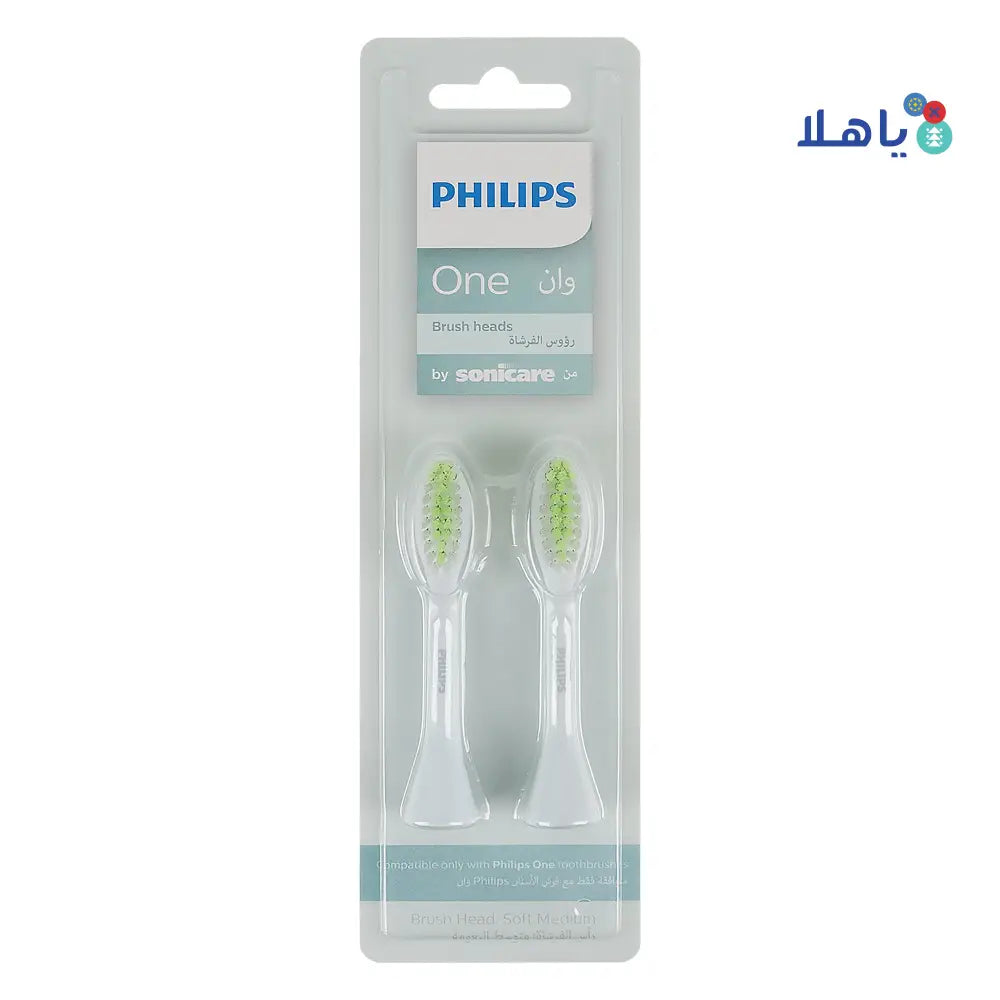 Philips Sonicare One Brush Heads 2pcs Mint Blue BH1022/03