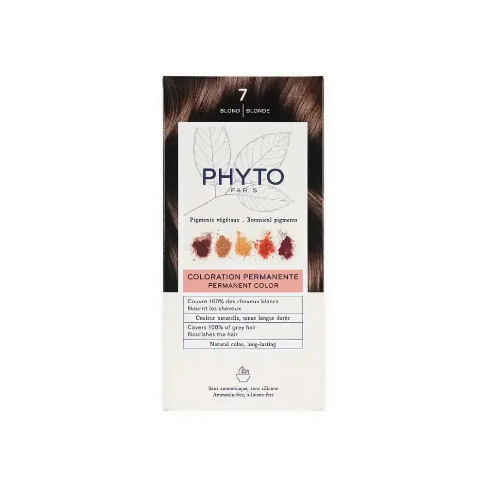 Phyto Dye - Phyto Permanent Hair Color NO.7 - Blonde - Pharmazone - 