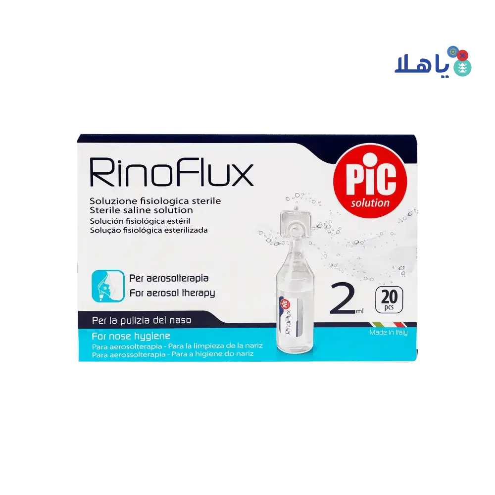 PIC - Pic Rinoflux Saline Solution 2ml 20pcs - Pharmazone - 