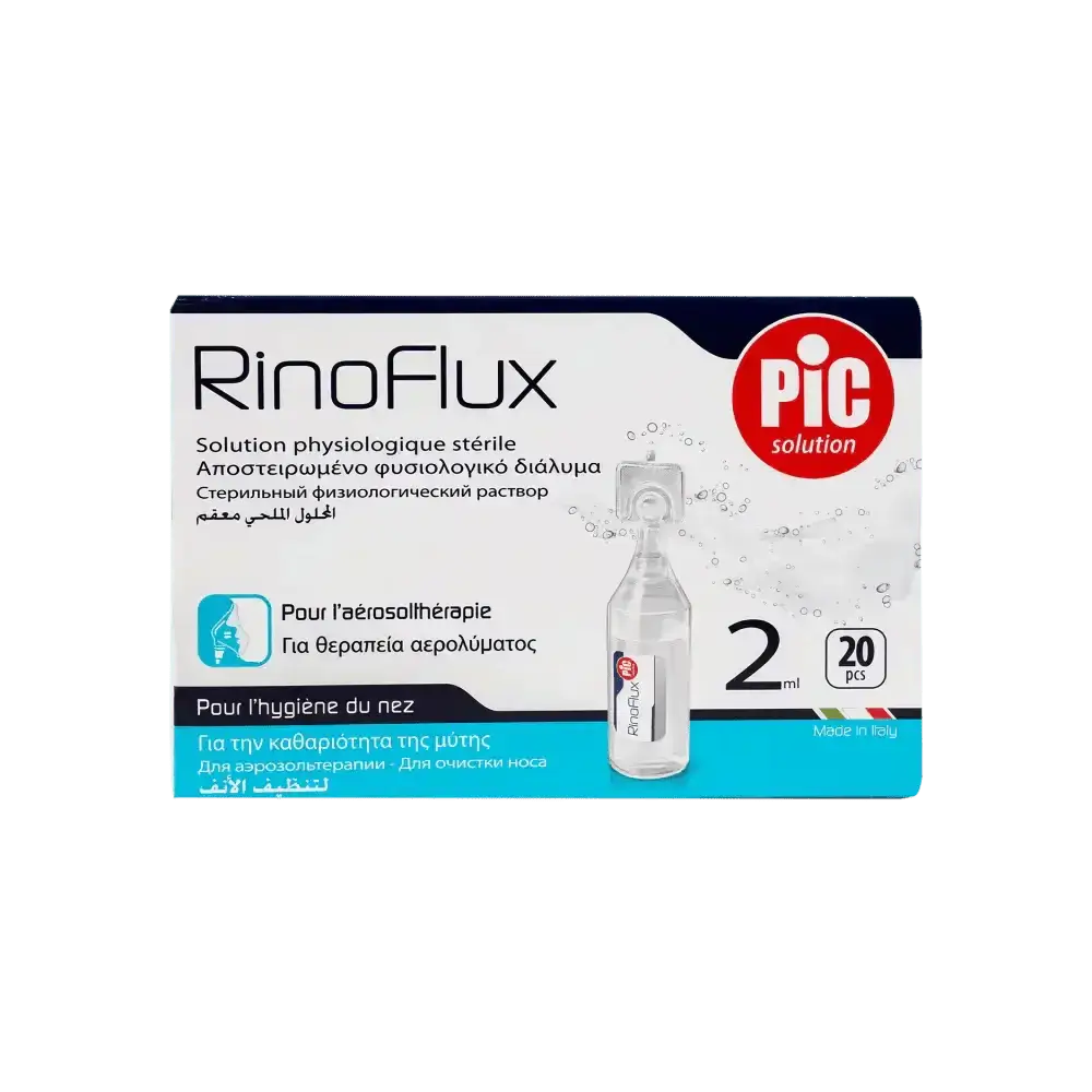 PIC - Pic Rinoflux Saline Solution 2ml 20pcs - Pharmazone - 