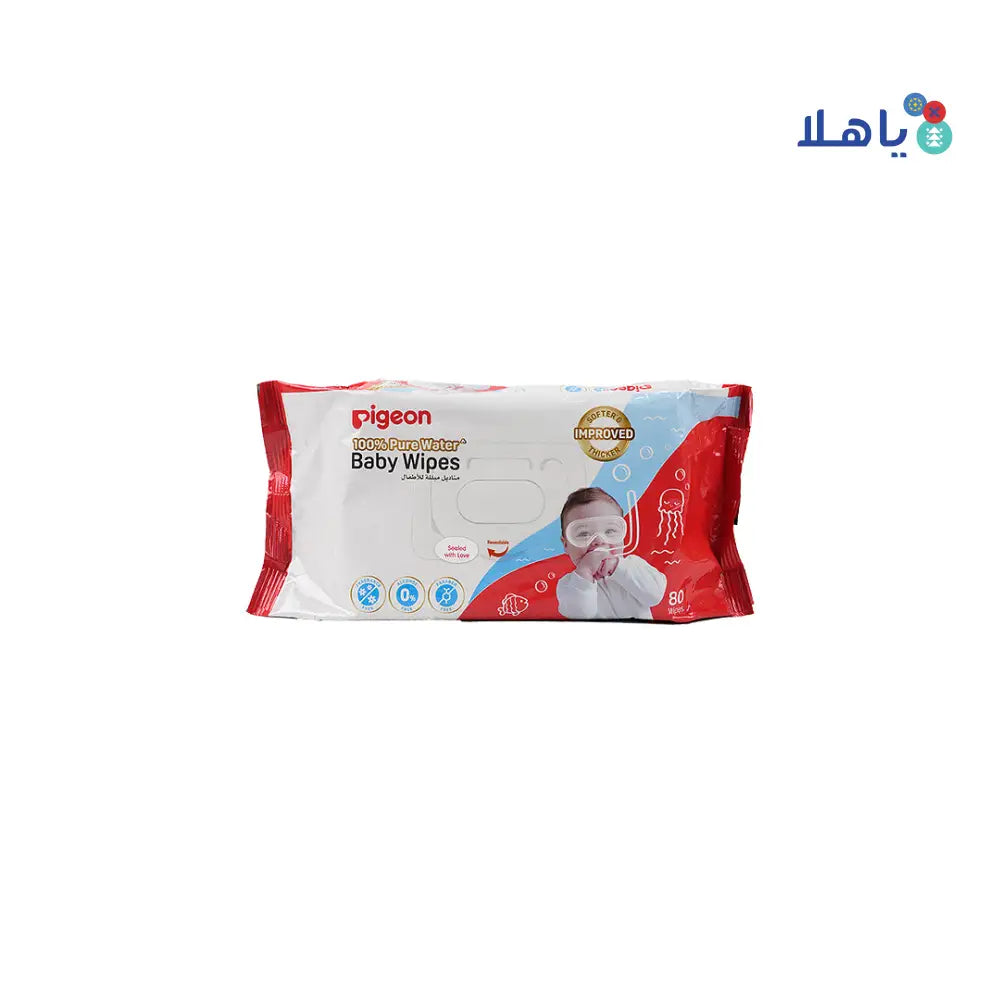 PIGEON - Pigeon Baby Wipes 80Pcs - 79477 - Pharmazone - 