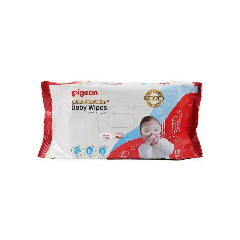 PIGEON - Pigeon Baby Wipes 80Pcs - 79477 - Pharmazone - 