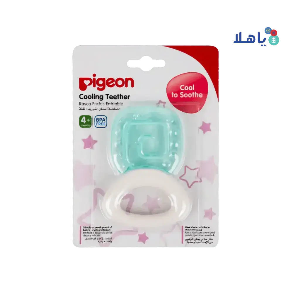 PIGEON - Pigeon Cooling Teether Square +4m - 13896 - Pharmazone - 