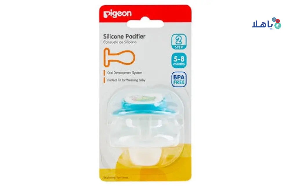 PIGEON SILICONE PACIFIER 5-8 MONTH-13680