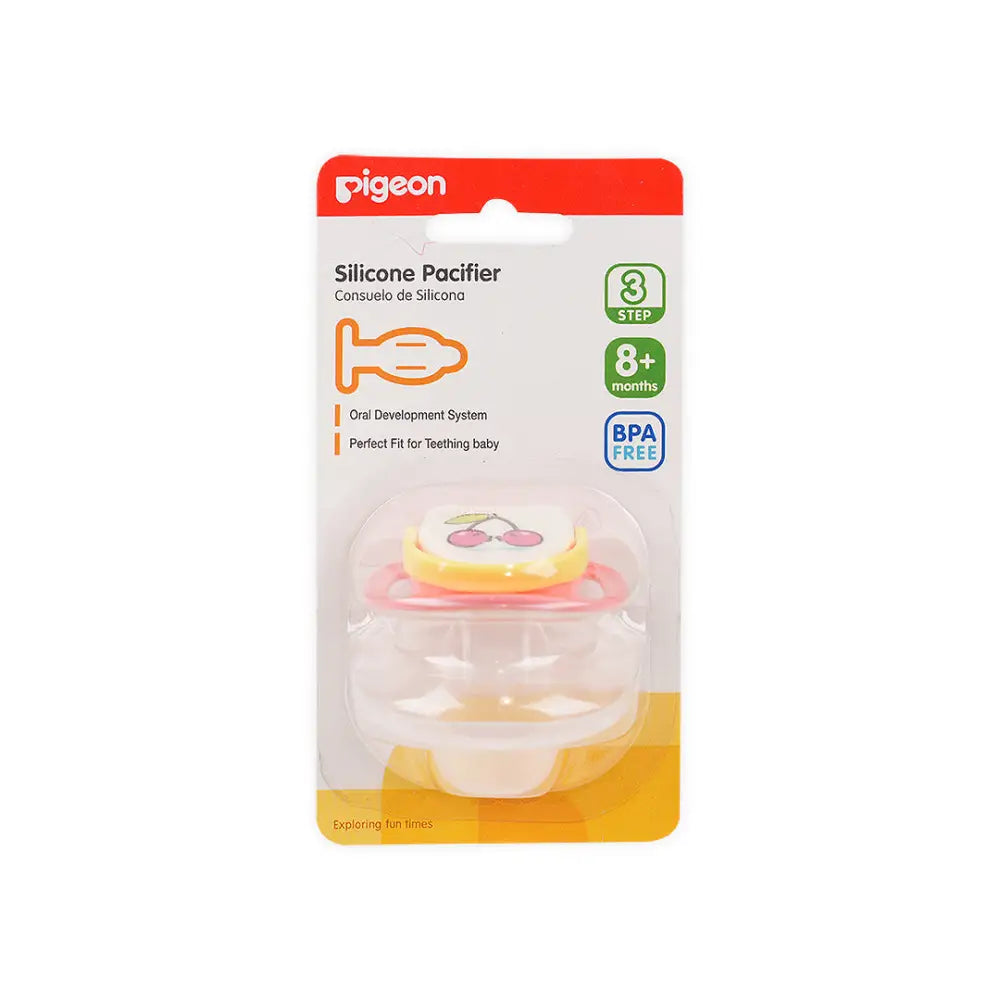 Pigeon Silicone Pacifier Cherry +8m-13678