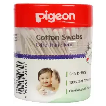 Pigeon Cotton Swabs Extra Thin Stem 200Pcs-K871-26546