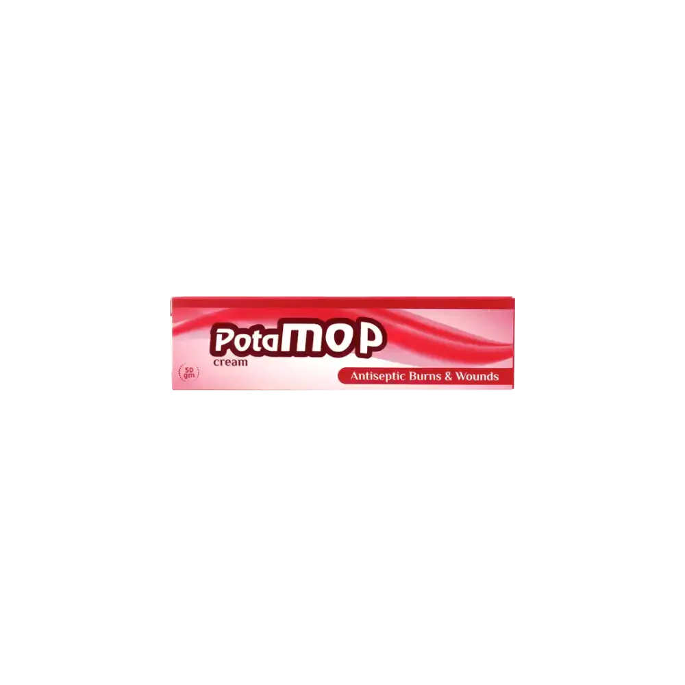 POTENCY PHARMA - Potamop Antiseptic Burns & Wounds Cream 50gm - Pharmazone - 