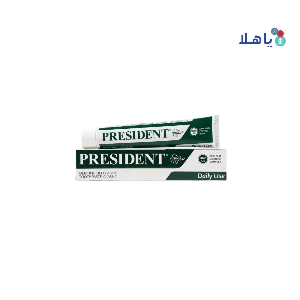 President Classic Daily Use Toothpaste 75ml