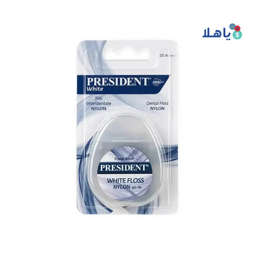 President - President Classic Dental Floss Nylon 50m - Pharmazone - 