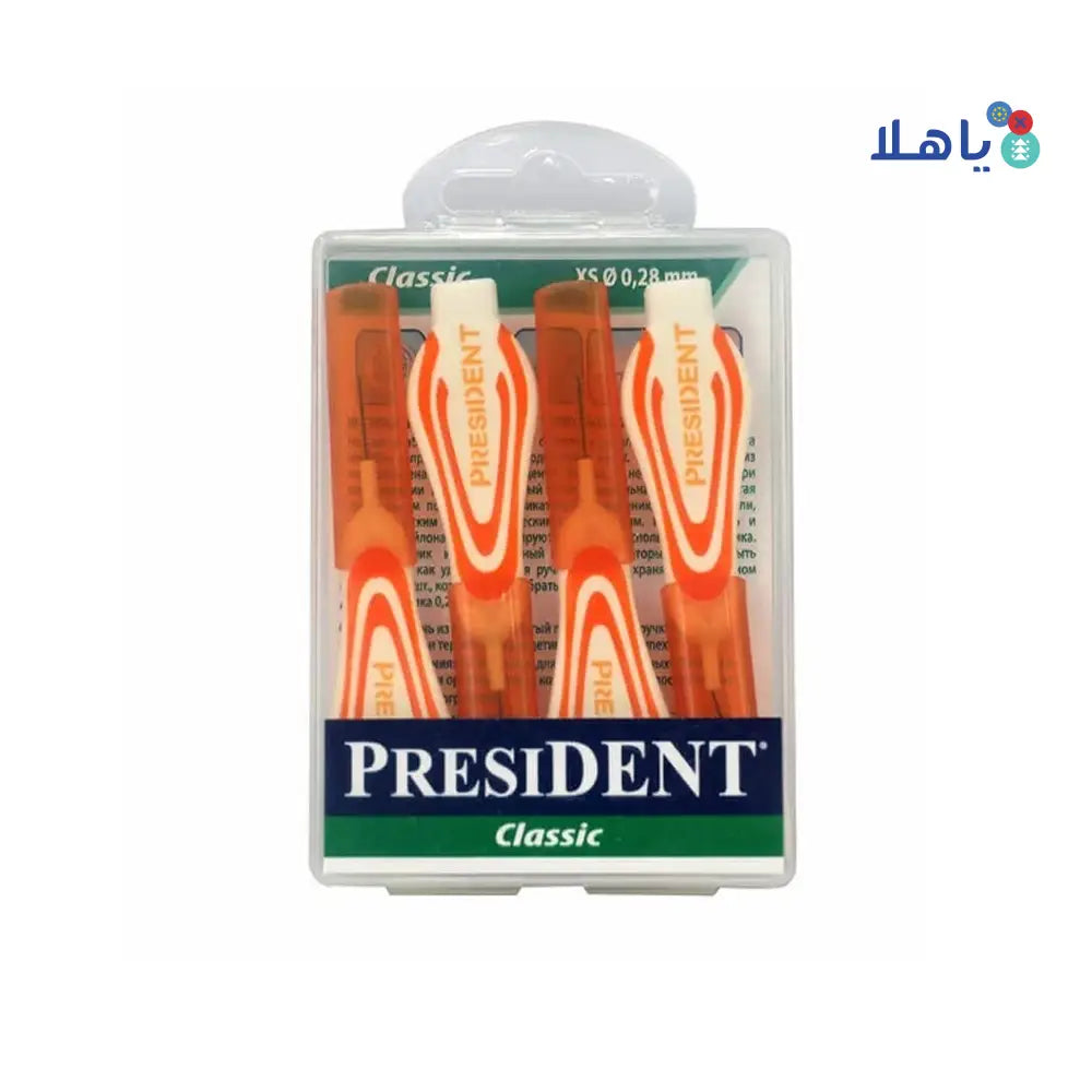 President Classic Interdental Brush XS 4pcs