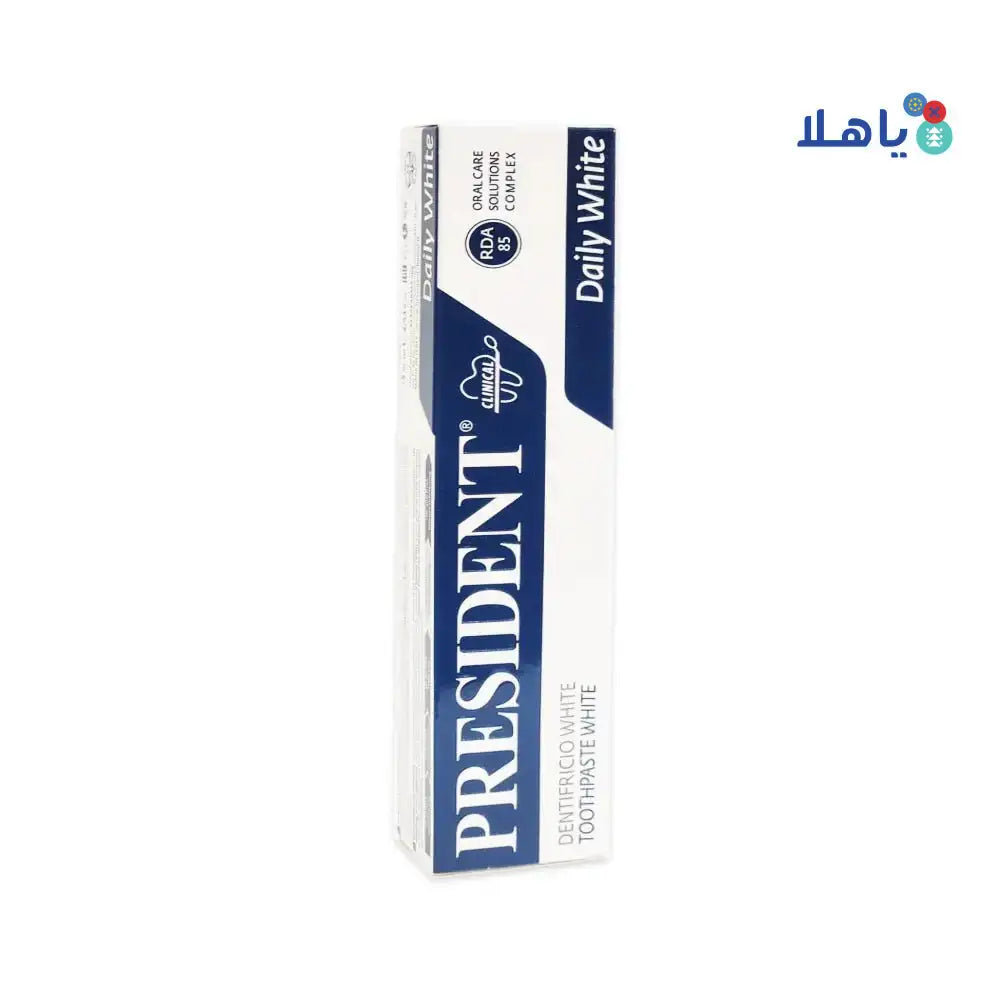 President - President Daily white Toothpaste 75ml - Pharmazone - 