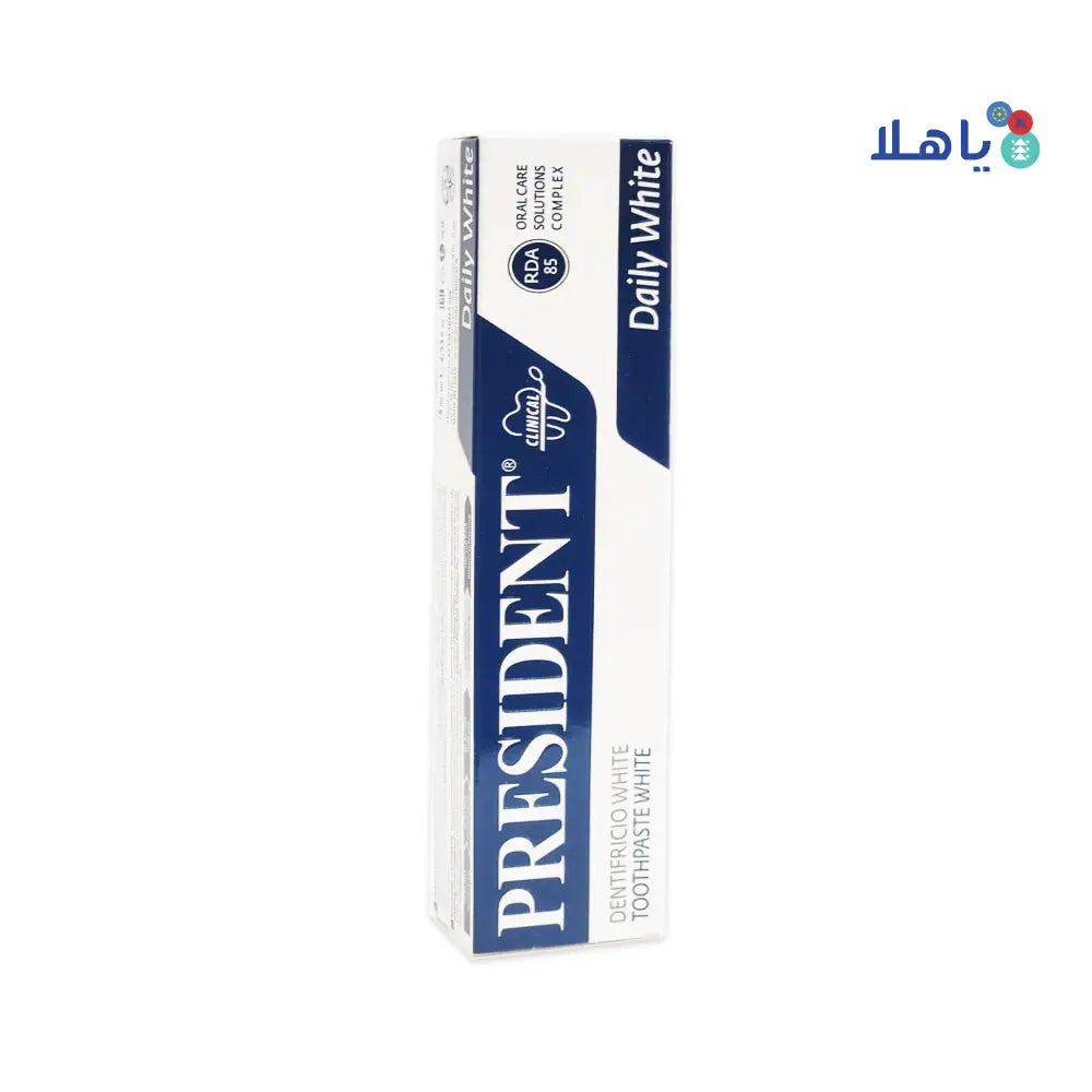 President Daily white Toothpaste 75ml