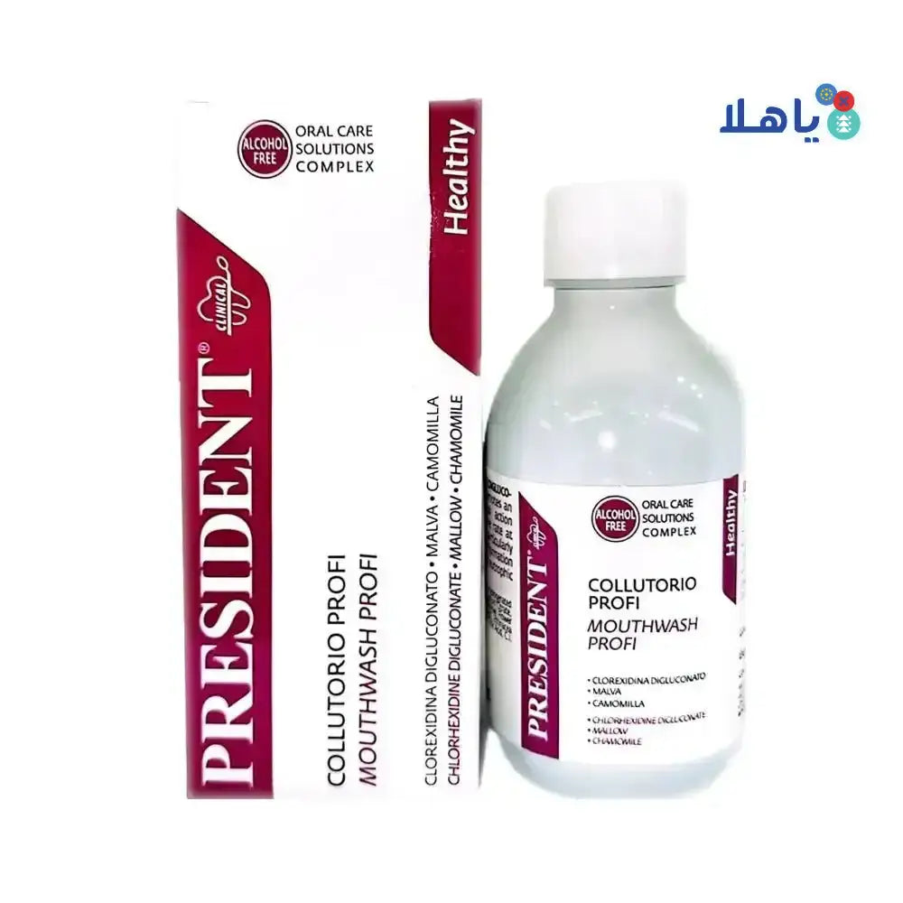 President - President Healthy Profi Mouthwash 200ml - Pharmazone - 