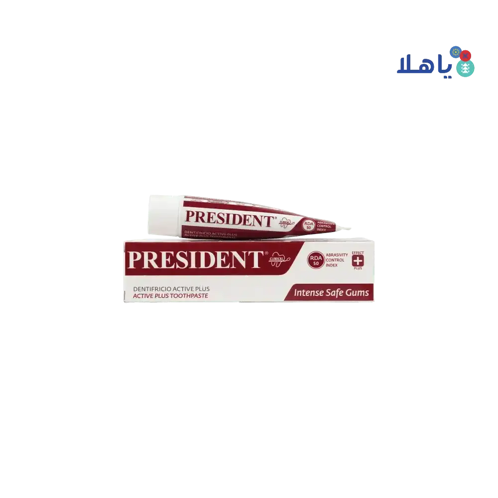 President - President Intense Safe Gums Active Plus Toothpaste 30ml - Pharmazone - 