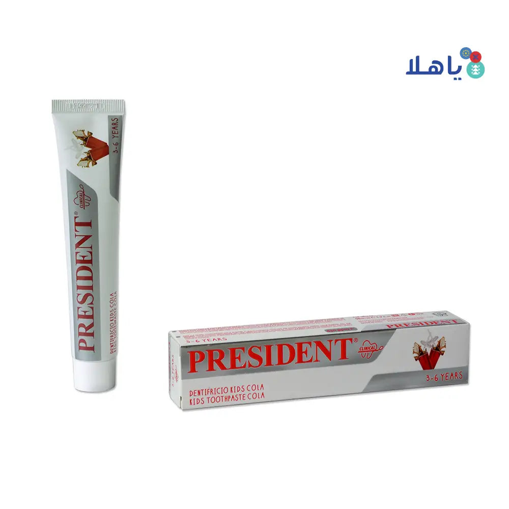 President Kids 3-6 Years Cola Toothpaste 50ml