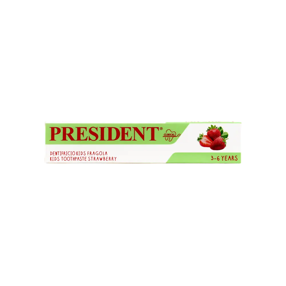 President Kids 3-6 Years Strawberry Toothpaste 50ml