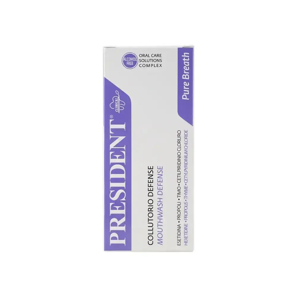 President - President Pure Breath Defense Mouthwash 200ml - Pharmazone - 