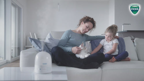 54100-Vicks Humidifier Ultrasonic Cool Mist 0.7L-510 +4