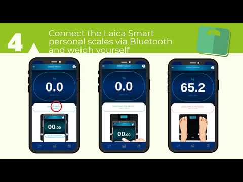47756-Laica Smart Electronic Body Composition Scale-PS7011 +1