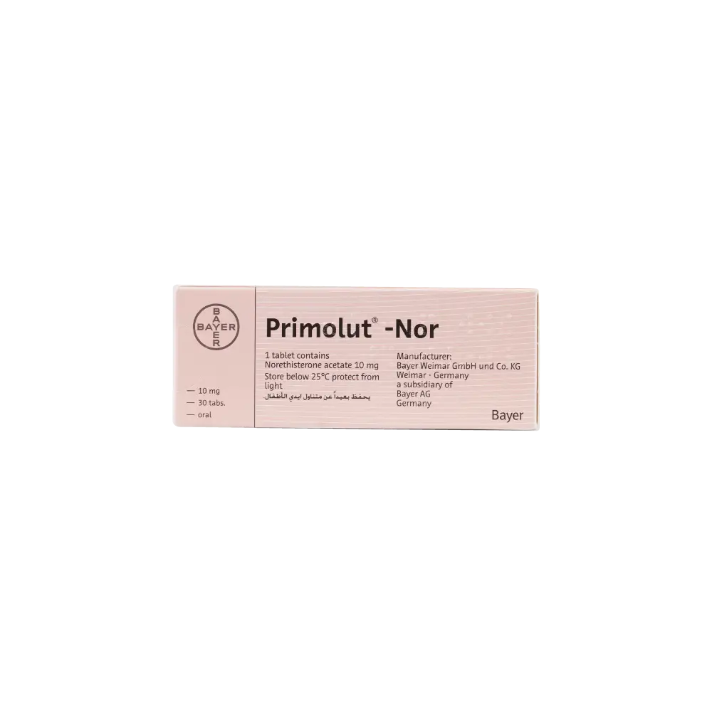 PRIMOLUT NOR 10 MG 30 TAB