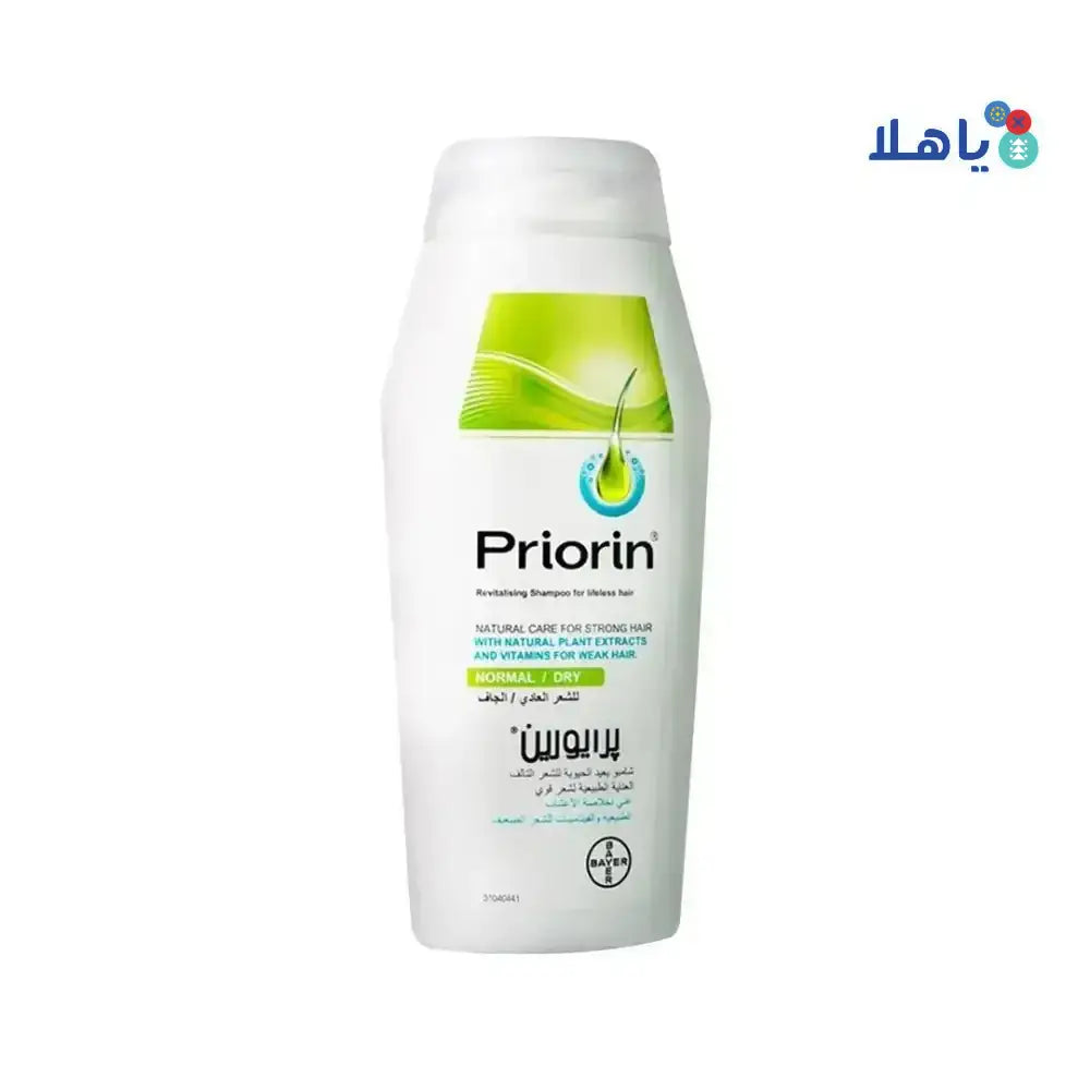 BAYER CONSUMER - PRIORIN SHAMPOO NORMAL / DRY 200ML - Pharmazone - 