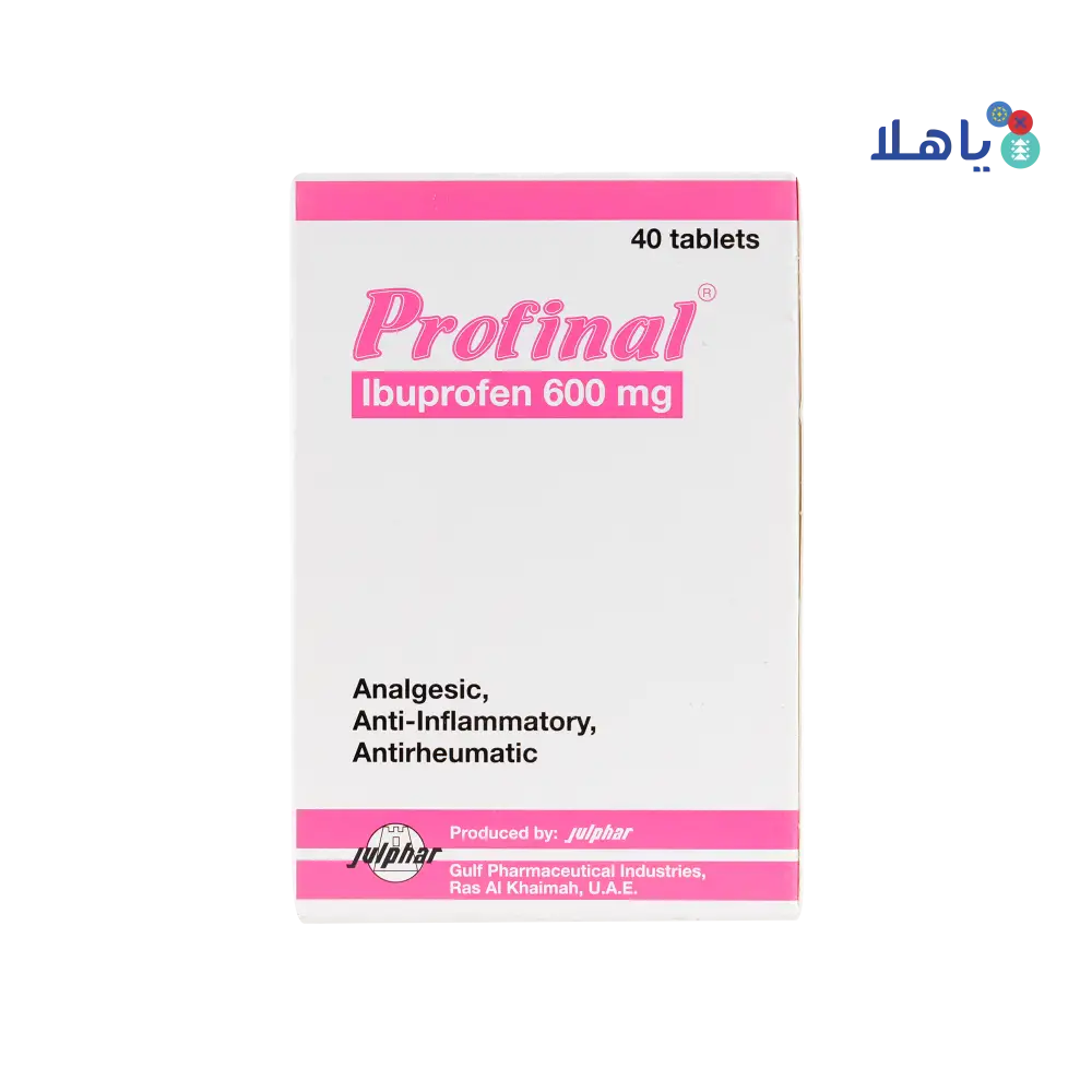 PROFINAL 600MG TABLETS 40 TAB