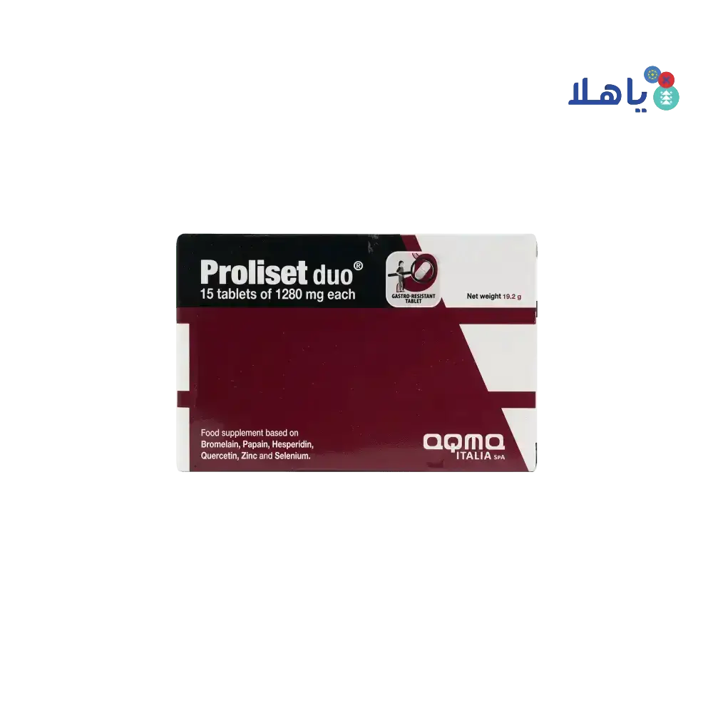 AQMA - Proliset Duo 1280mg 15 Tablets - Pharmazone - 