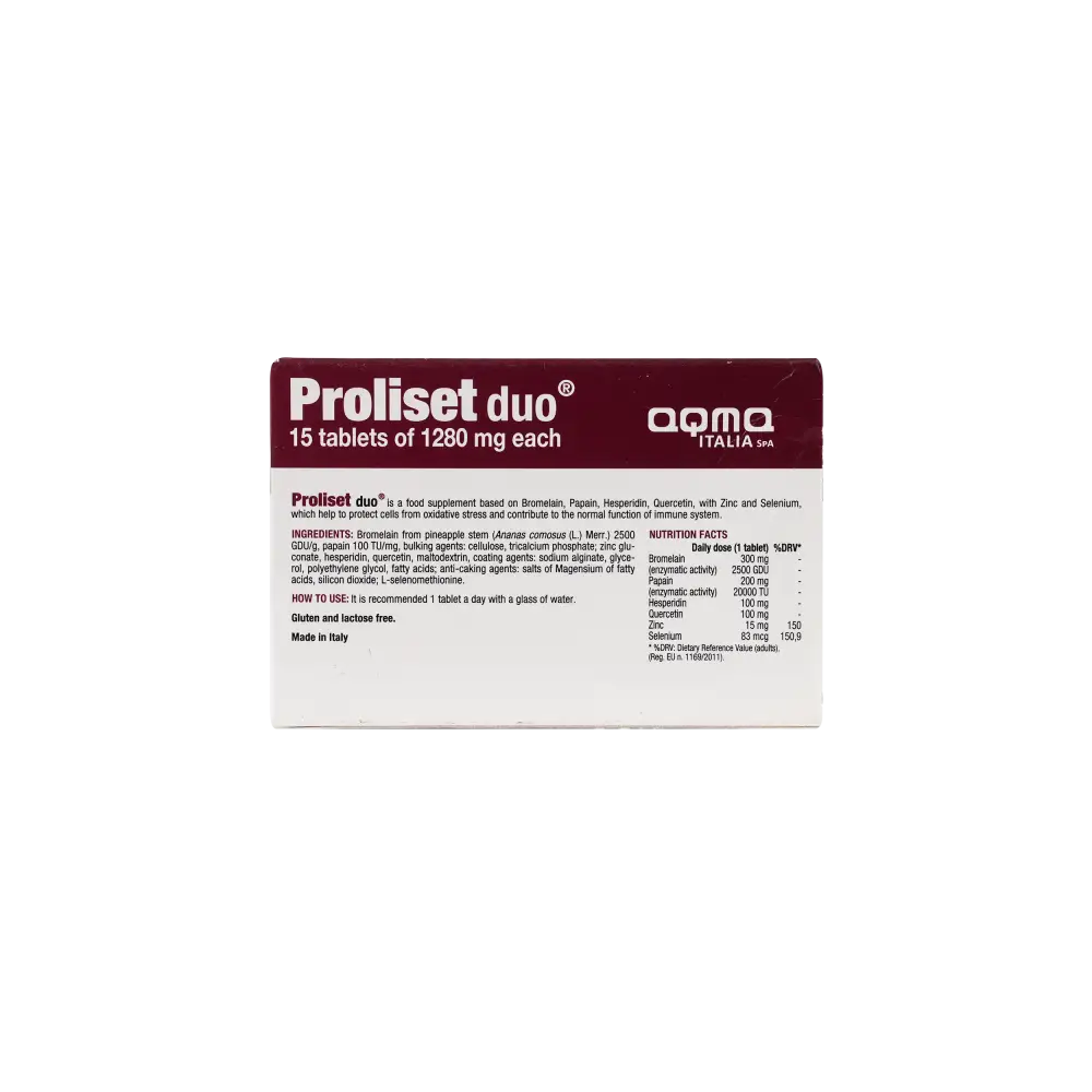 Proliset Duo 1280mg 15 Tablets