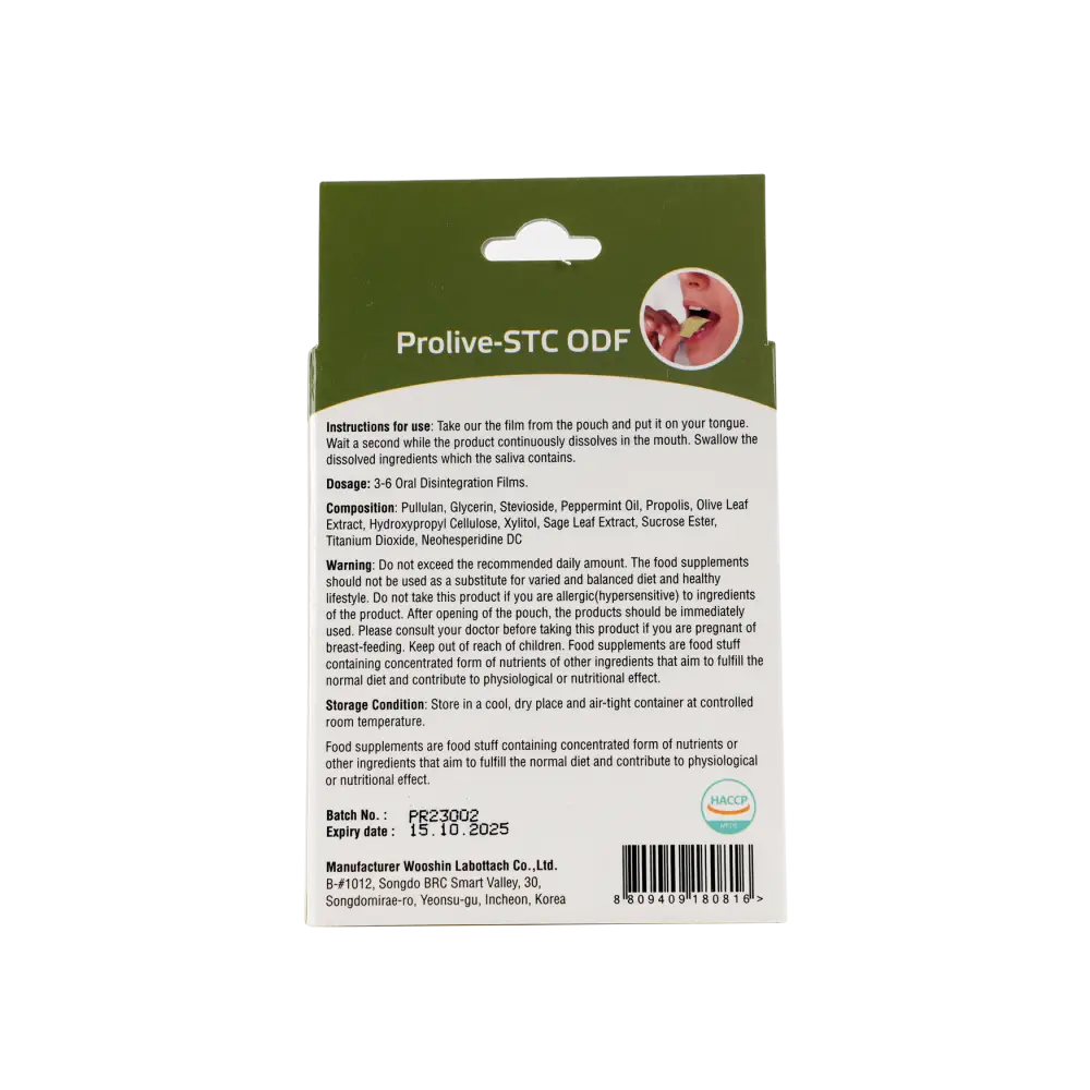 Prolive-Stc Odf Sore Throat Relief 5Pcs