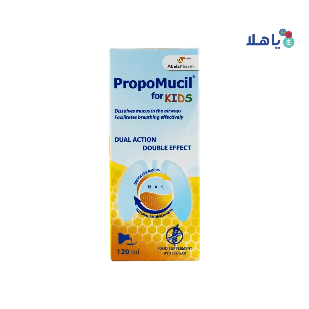 ABELA PHARM - PROPOMUCIL FOR KIDS SYRUP 120ML - Pharmazone - 