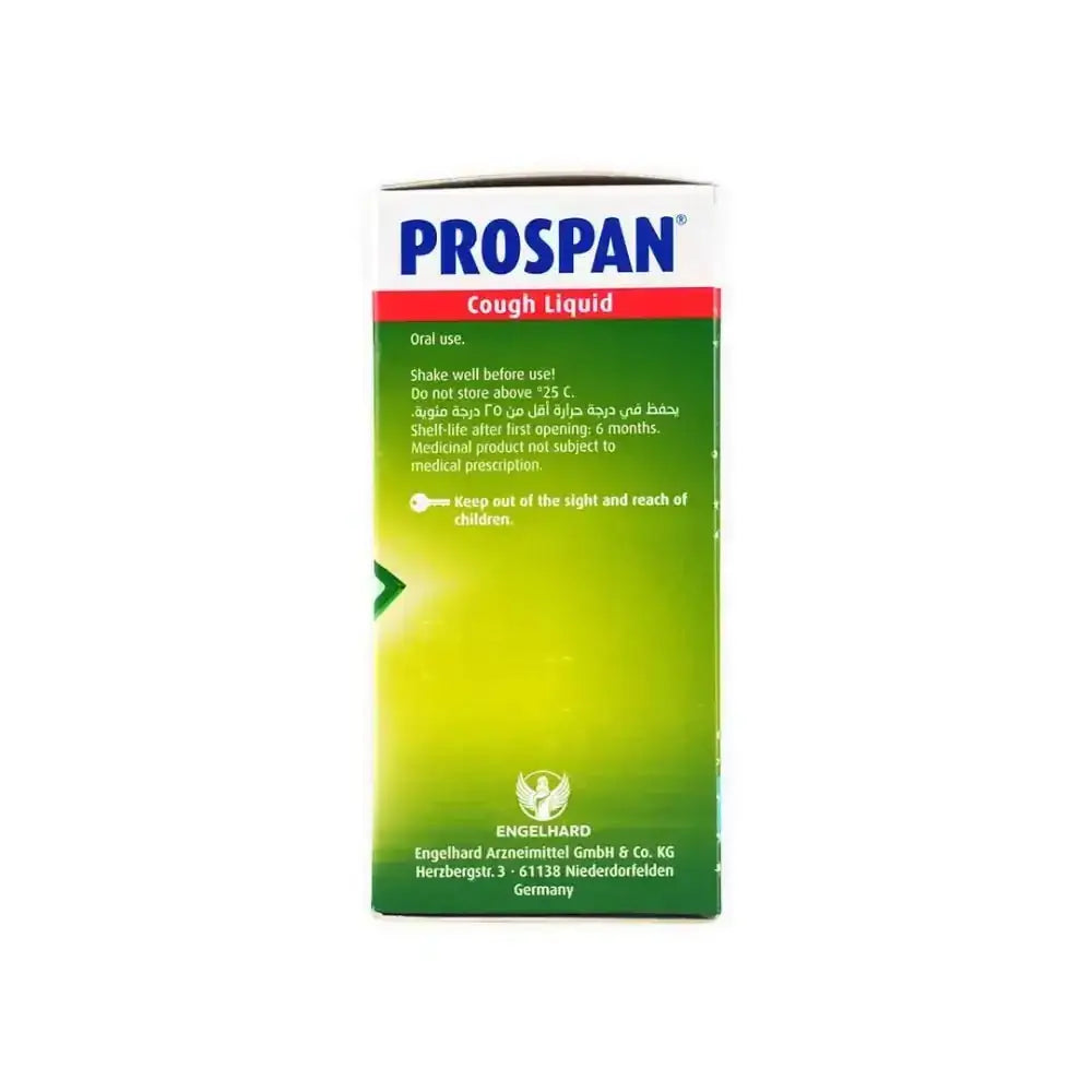 ENGELHARD ARZIMITTEL - PROSPAN COUGH LIQUID WITH MENTHOL FOR ADULTS 100ML - Pharmazone - 