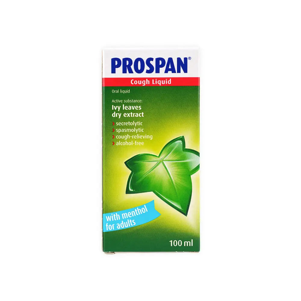 PROSPAN COUGH LIQUID WITH MENTHOL FOR ADULTS 100ML