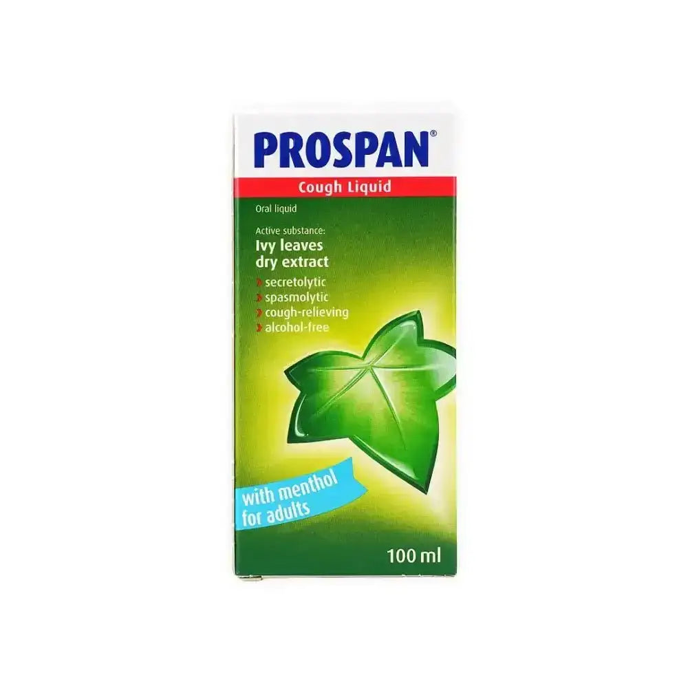 ENGELHARD ARZIMITTEL - PROSPAN COUGH LIQUID WITH MENTHOL FOR ADULTS 100ML - Pharmazone - 