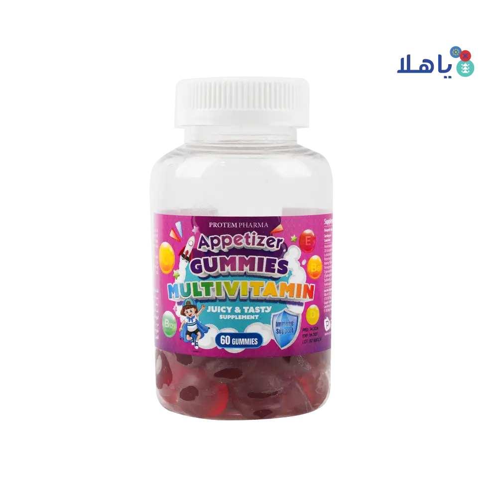 Protem Pharma Appetizer  For Kids Multivitamin 60Gummies