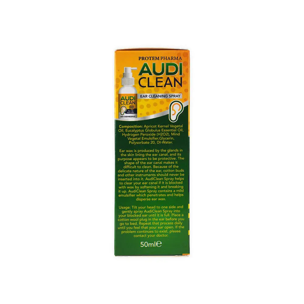 PROTEM PHARMA AUDI EAR CLEANING SPRAY 50ML