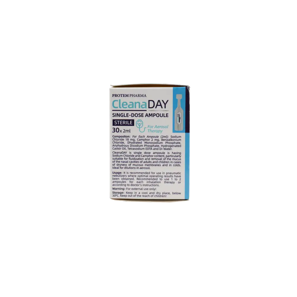 PROTEM PHARMA CLEANA DAY SOLUTION 2ML X 30AMPOULE