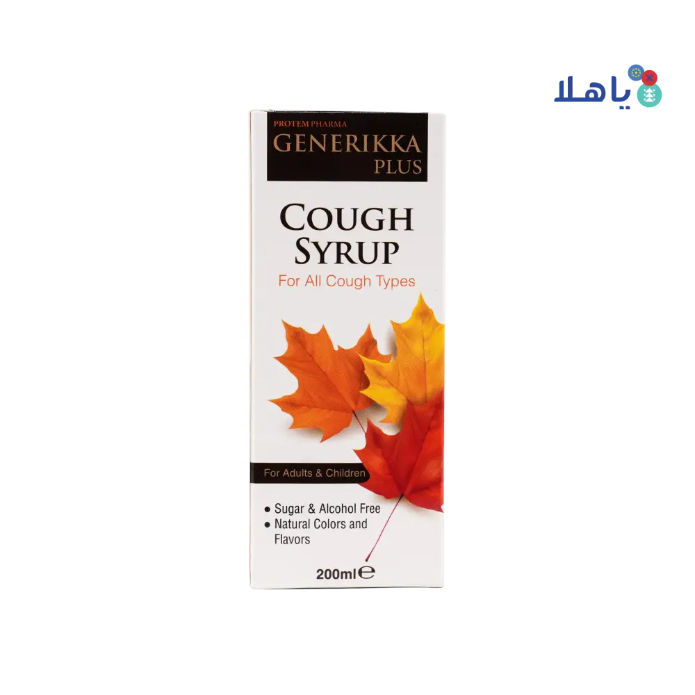 PROTEM PHARMA GENERIKKA PLUS COUGH SYRUP 200ML