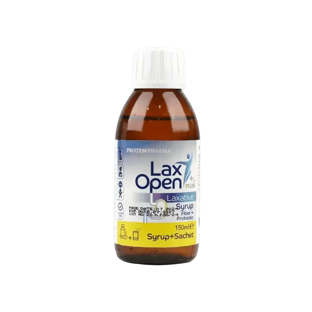 PROTEM PHARMA - PROTEM PHARMA LAXOPEN PLUS LAXATIVE SYRUP 150ML - Pharmazone - 