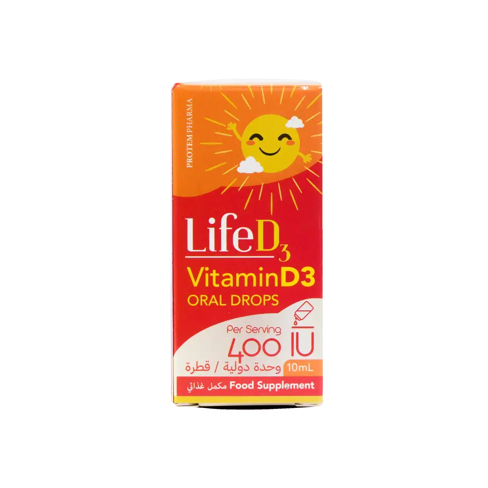 PROTEM PHARMA LIFE D3 ORAL DROPS 400IU 10ML