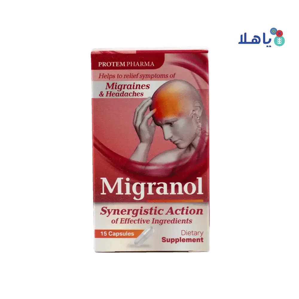 PROTEM PHARMA - Protem Pharma Migranol 15 Capsules - Pharmazone - 