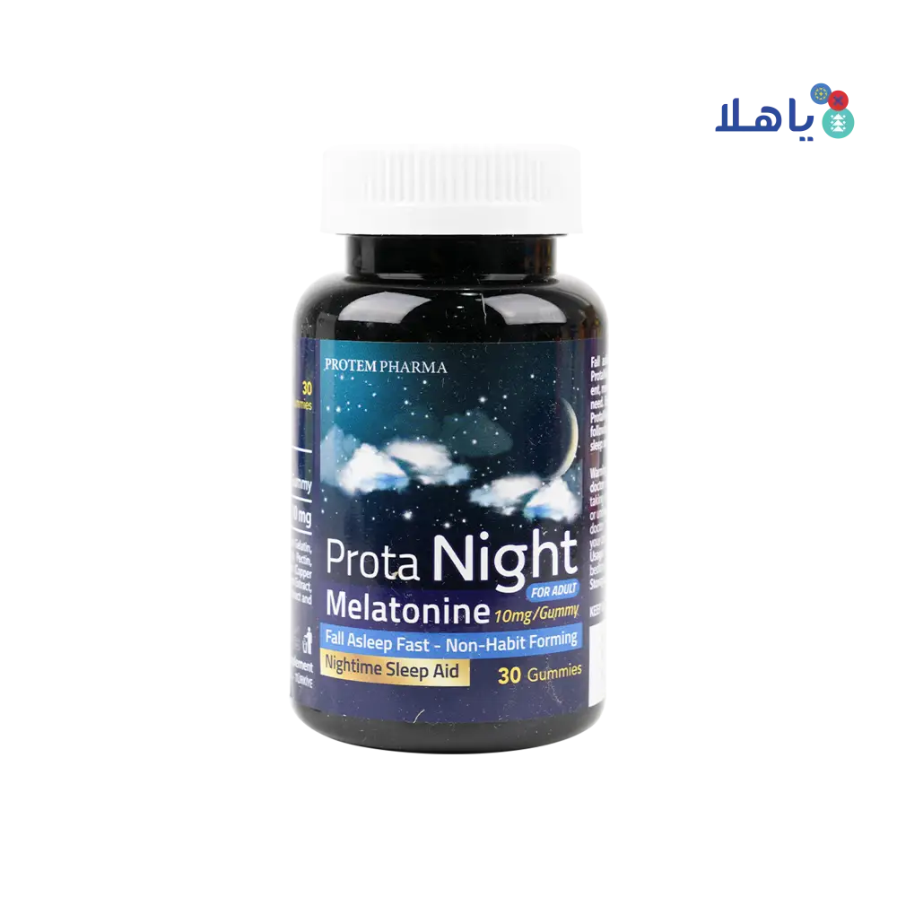 Protem Pharma Prota Night ForAdult Melatonine 10mg 30Gummies