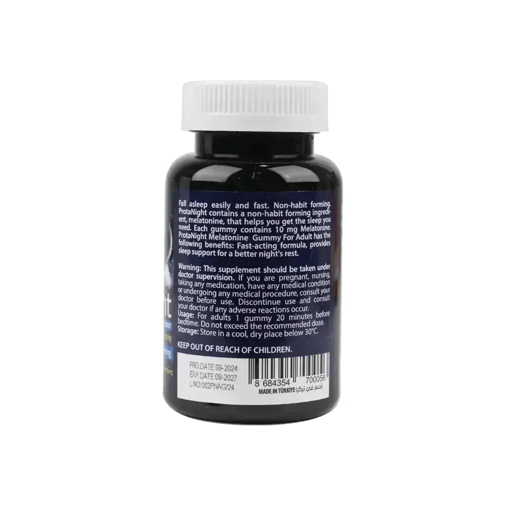 PROTEM PHARMA - Protem Pharma Prota Night ForAdult Melatonine 10mg 30Gummies - Pharmazone - 